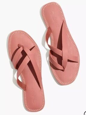 Madewell The Boardwalk Thong Sandal in Leather - NWT